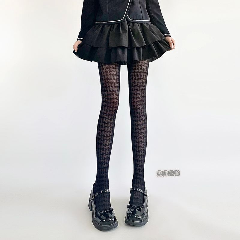Nikiki - Argyle Print Kousen