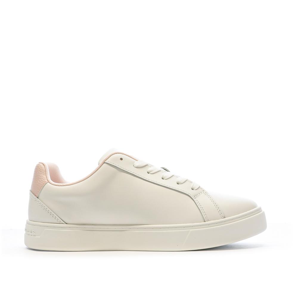 Tommy Hilfiger Baskets Blanches/Roses Femme Tommy Hilfiger FW0FW08072