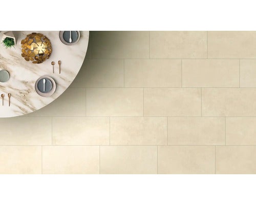 Wand- en vloertegel Europa beige 31x62cm mat