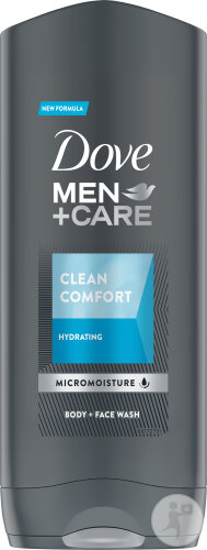 Dove MEN+Care Clean Comfort Gel Douche Flacon 400ml