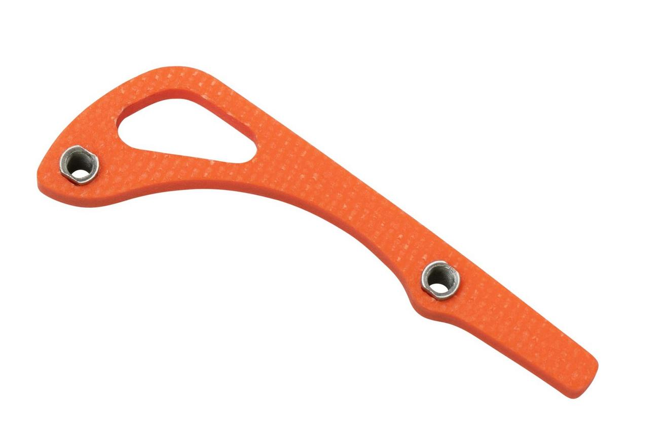 Flytanium Benchmade Bugout Backspacer, Orange G10
