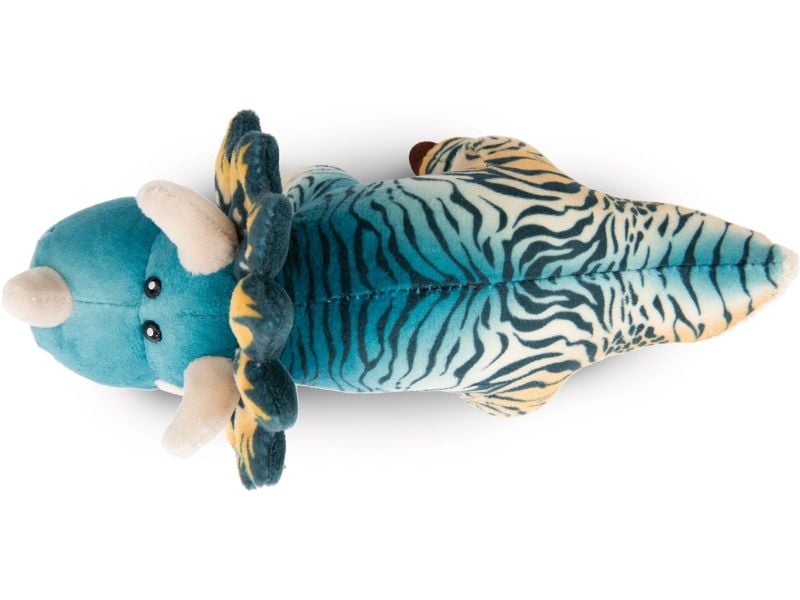 Nici Green Plüsch Dino Cerastupsy stehend 20 cm Nachhaltiges Stofftier aus weichem Plüsch