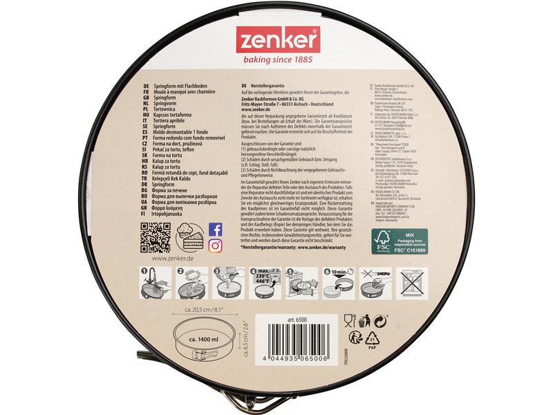 Zenker Springform Black Metallic Ø 20 cm Springform mit Flachboden