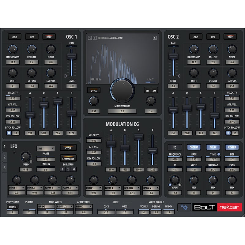 Nektar Bolt virtuele synthesizer (download)