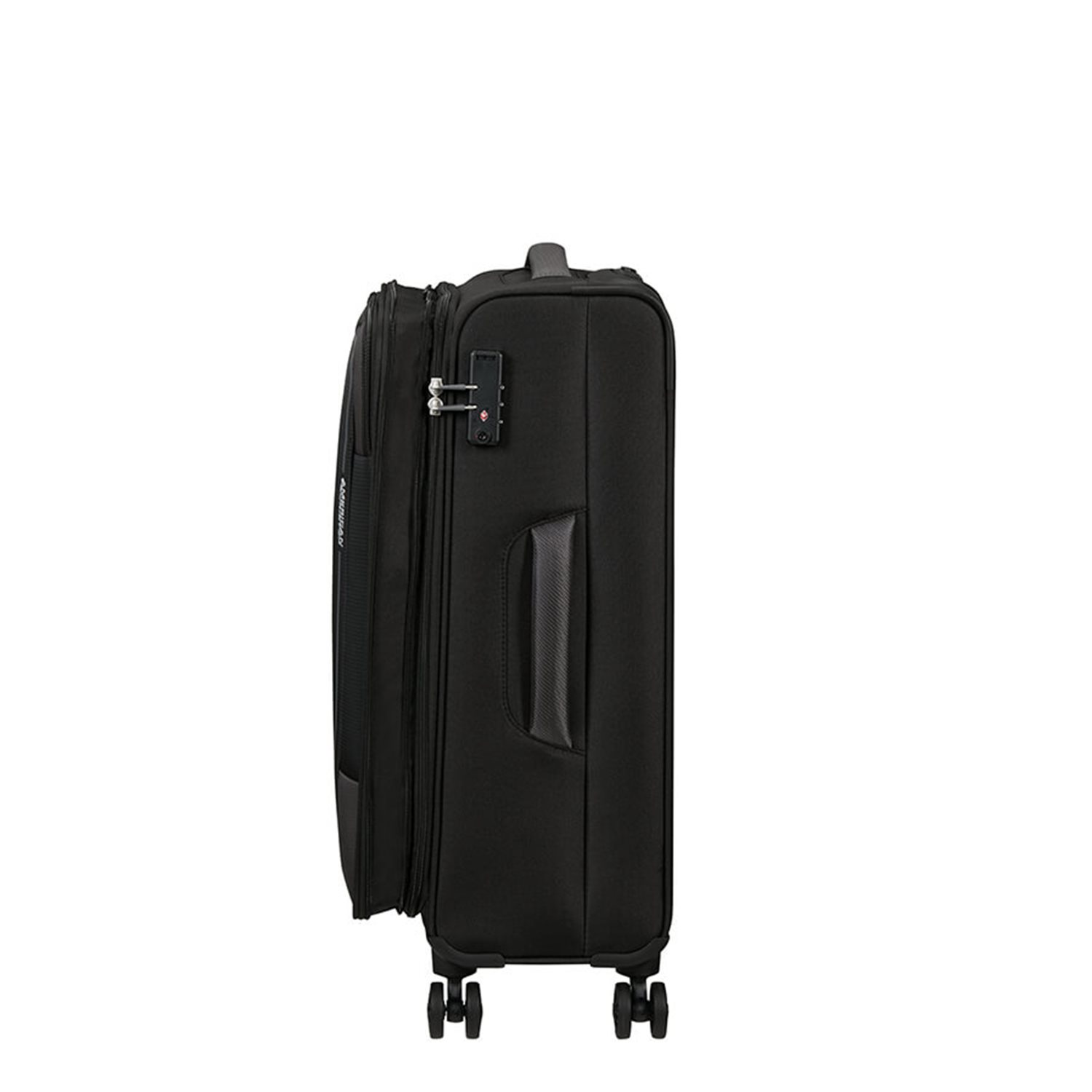 American Tourister Pulsonic Spinner 68 EXP asphalt black