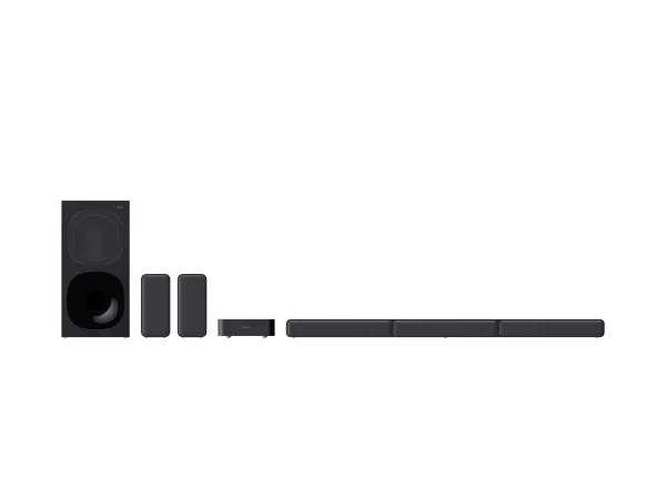 Sony HT-S40R - Lydbarsystem - til hjemmebiograf - 5.1-kanal - trådløs - Bluetooth - 600 Watt (Total)