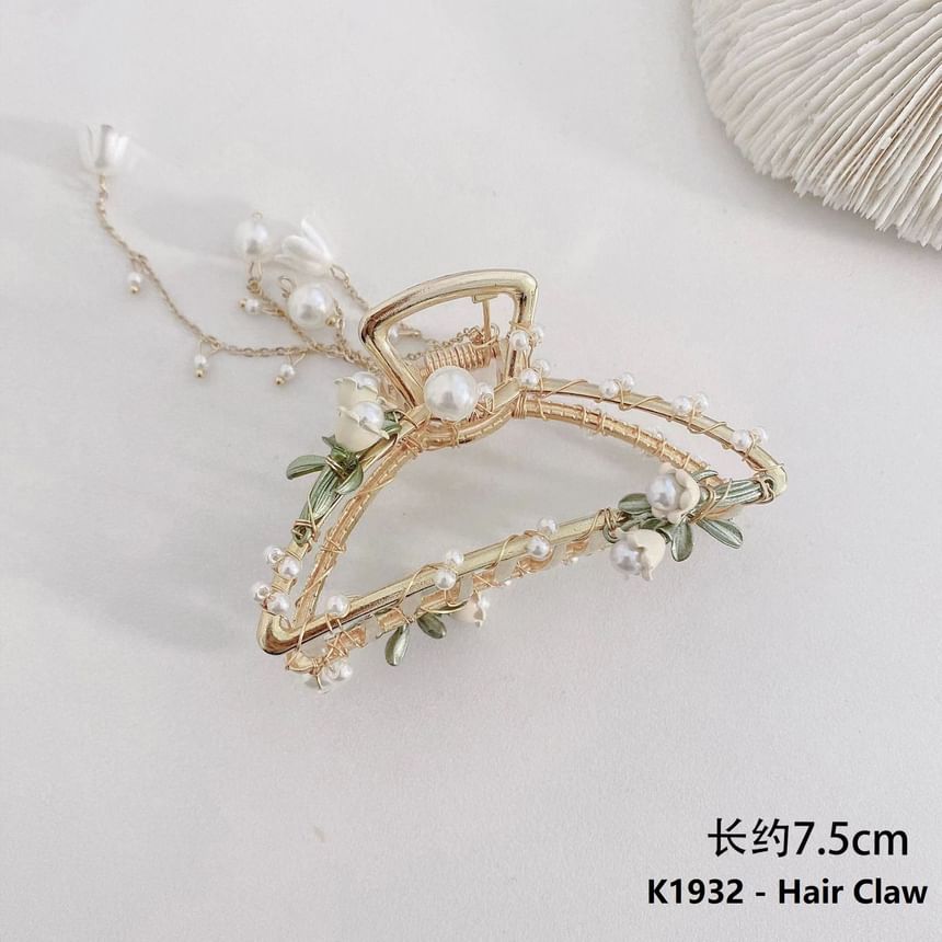 Daeuni - Haarklem / Haarband / Haarclip / Ketting / Armband met neppe bloemen