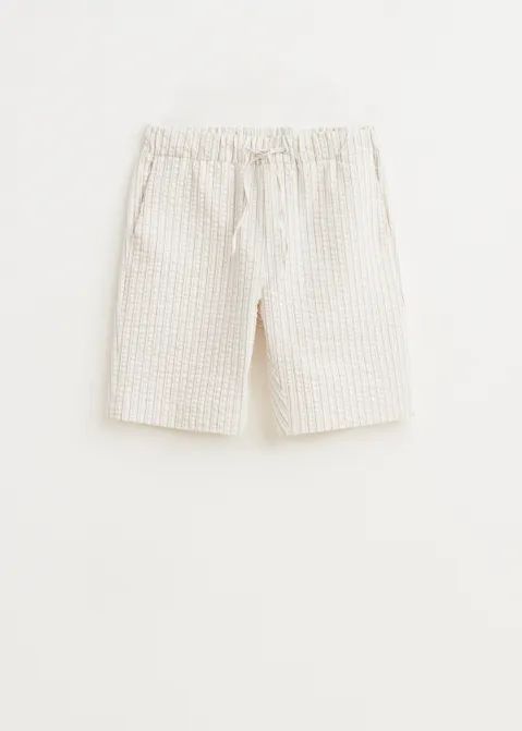 Korte broek seersucker assorti (ASSOR)