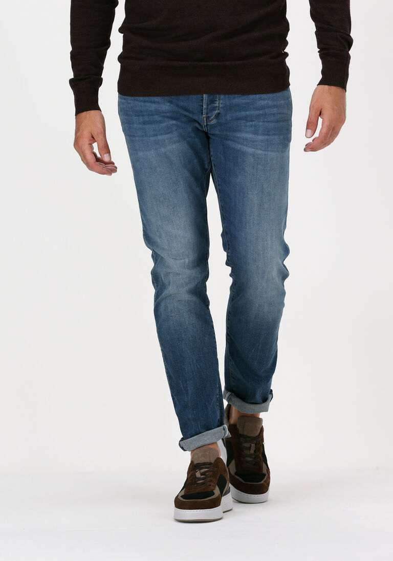 G-STAR RAW blauwe g-star raw slim fit jeans 3301 slim