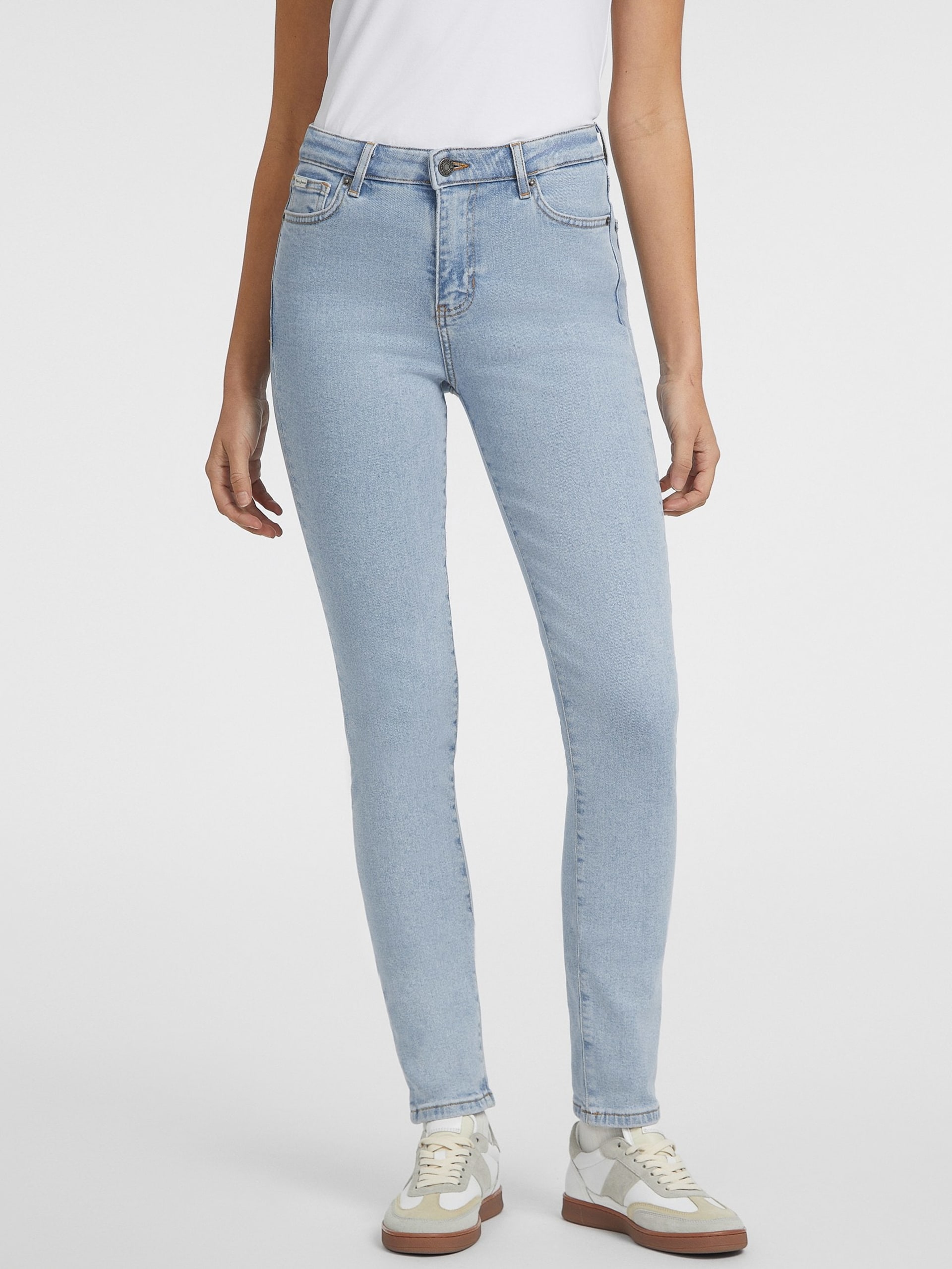 Calça jeans skinny de cintura alta G05