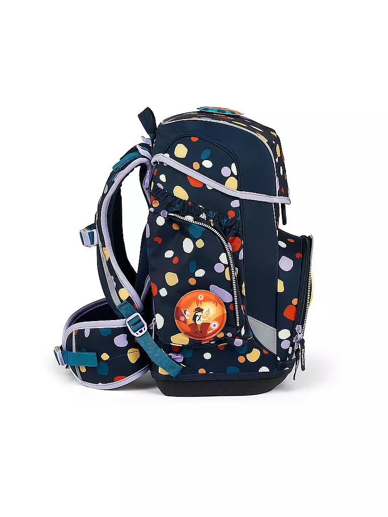 ERGOBAG Schultaschenset 5tlg CUBO - Bärnsteinhöhle  dunkelblau