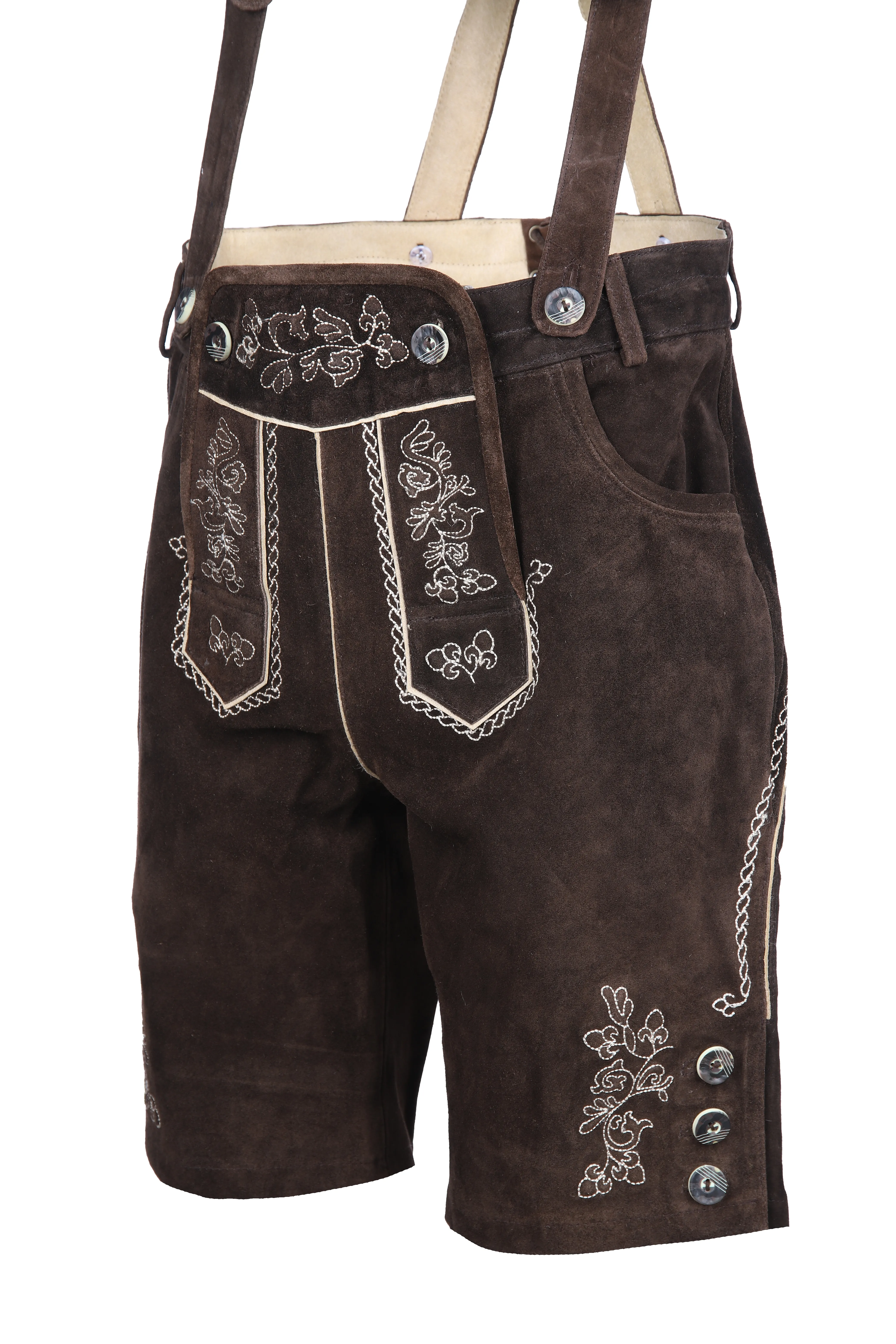 Herren Trachtenhose in Echtleder