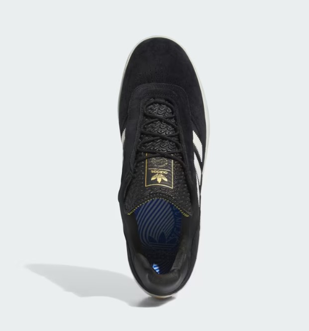 Adidas Skateboarding Puig Core Black Ivory Bold Gold 7 US / 40 EU