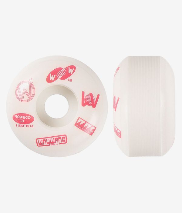 Wayward TX Pro Classic Rollen (white red) 51mm 101A 4er Pack
