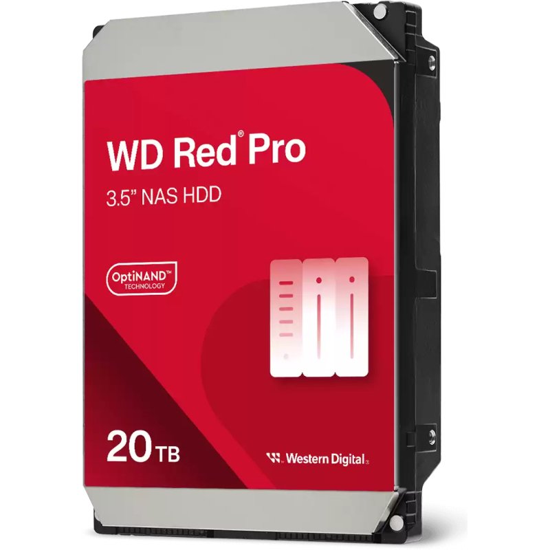 Western Digital Red Pro WD202KFGX disque dur 20 To 7200 tr/min 512 Mo 3.5
