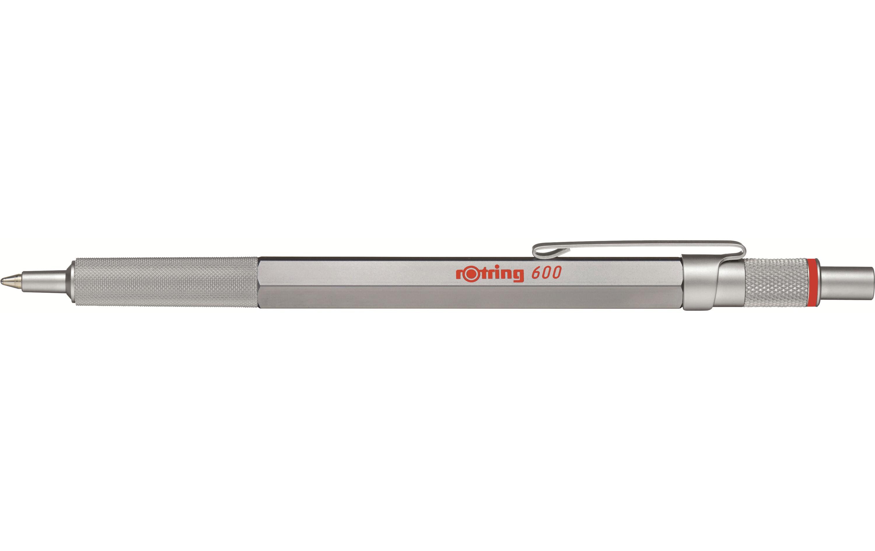 Kugelschreiber 600 Medium (M), SilberKugelschreiber von Rotring