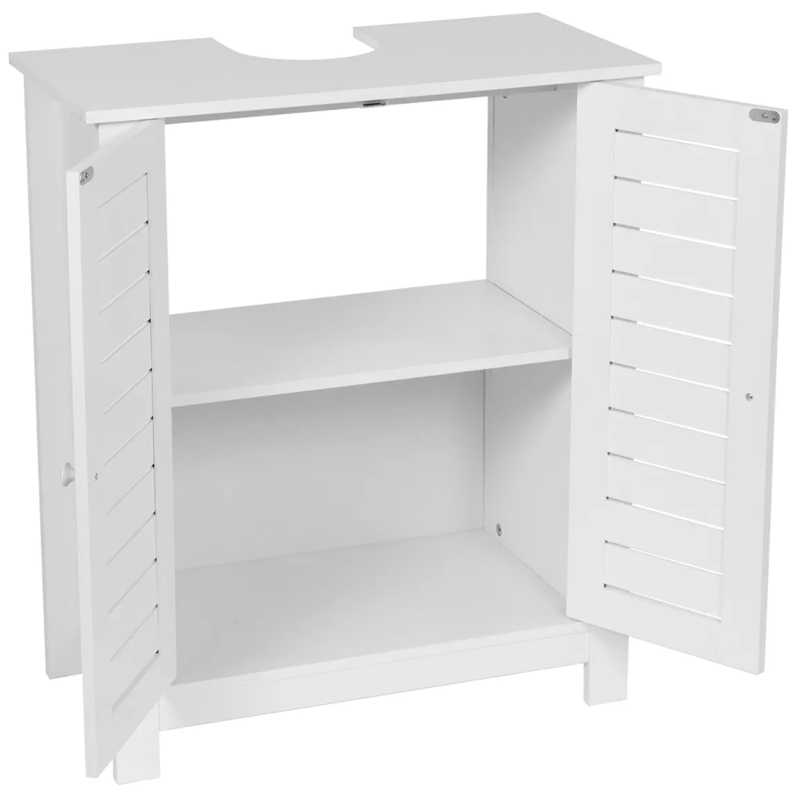 Meuble sous lavabo (60 x H70 cm) Santorin Blanc