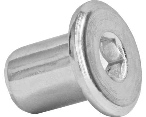 Hulsmoer M6 cilinderkop verzinkt 100 stuks