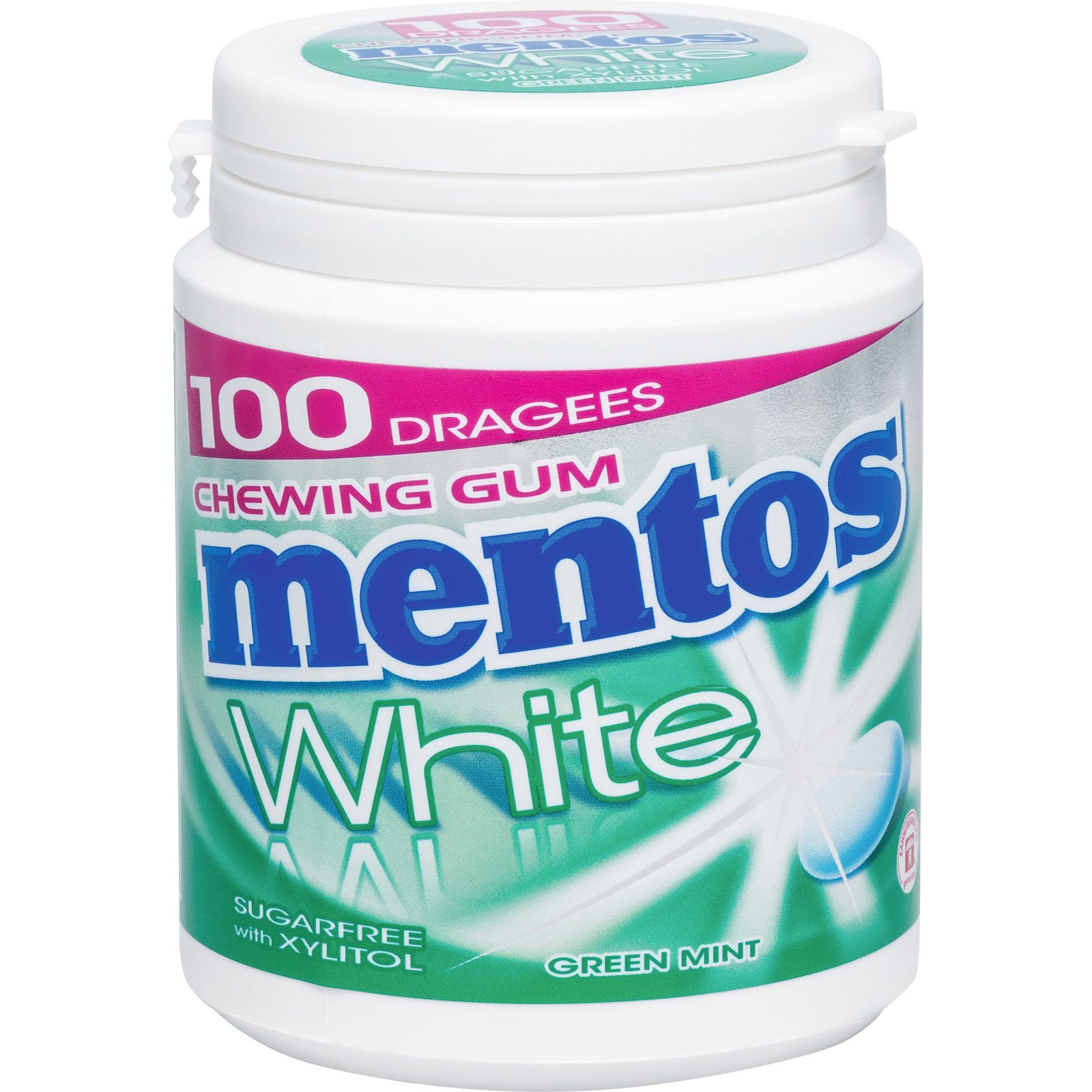 Mentos Gum White Green Mint 150 g
