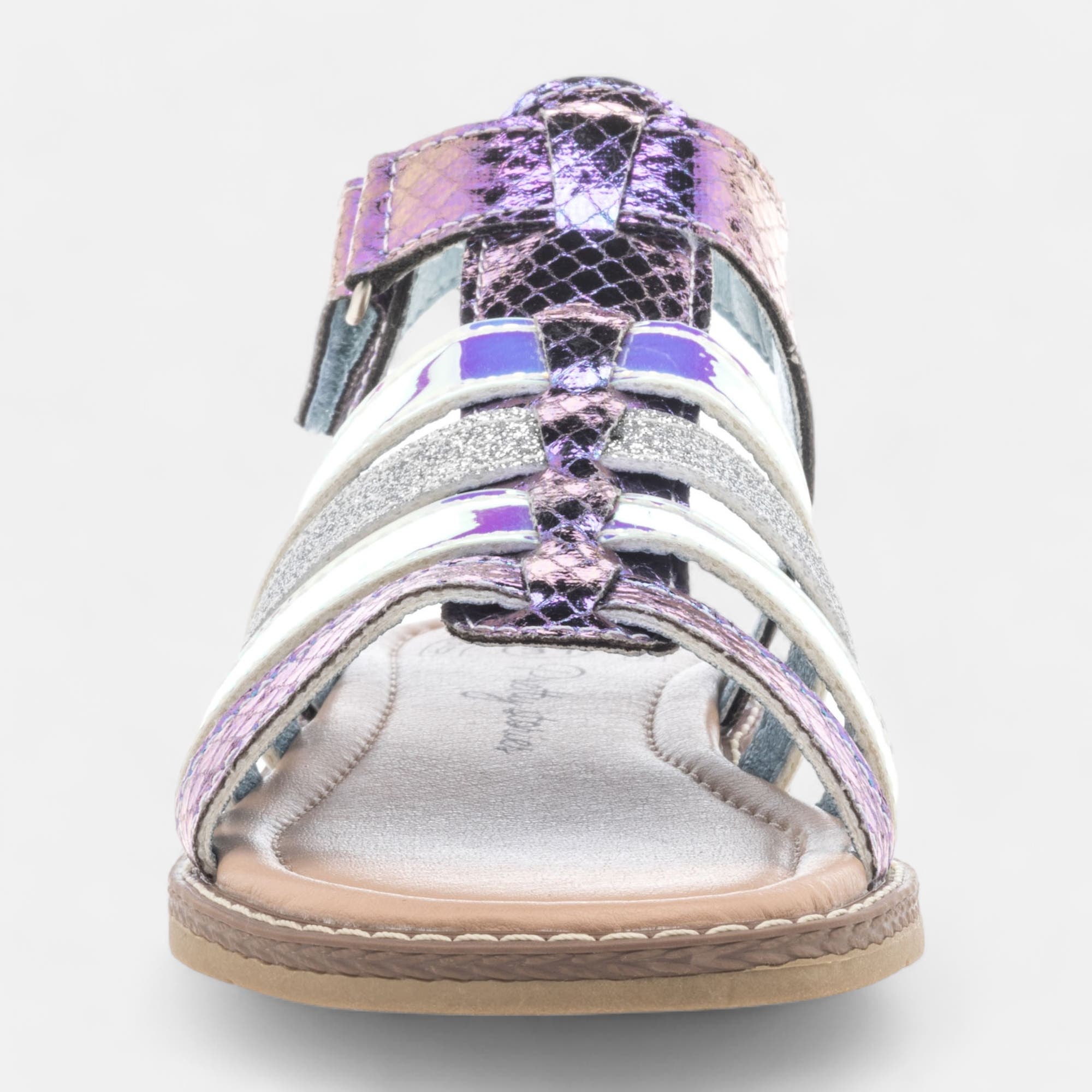 Nu-pieds Fille rose