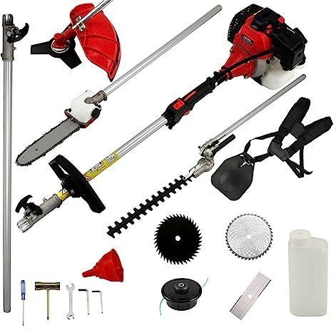 Heggenschaars - 5-in-1 Grasmaaier - Multi-bosmaaier - Benzine - 52cc-motor
