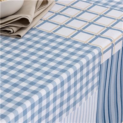Nappe coton motif patchwork - BECQUET CRÉATION