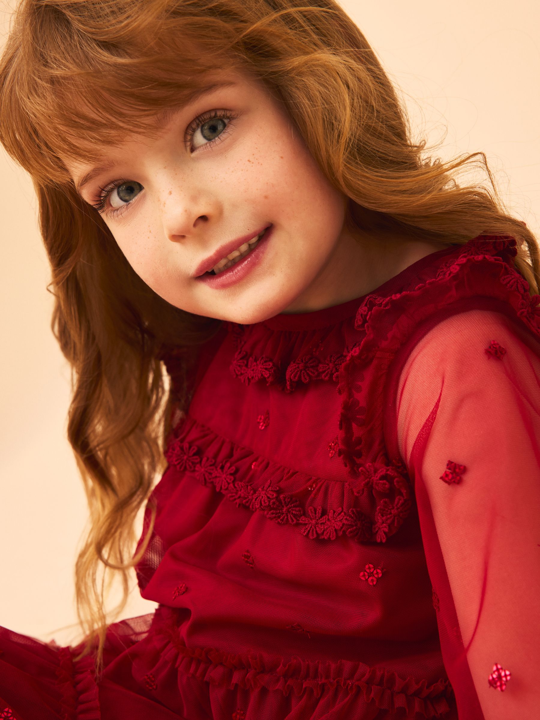 Laura Ashley Sequin Mesh Dress