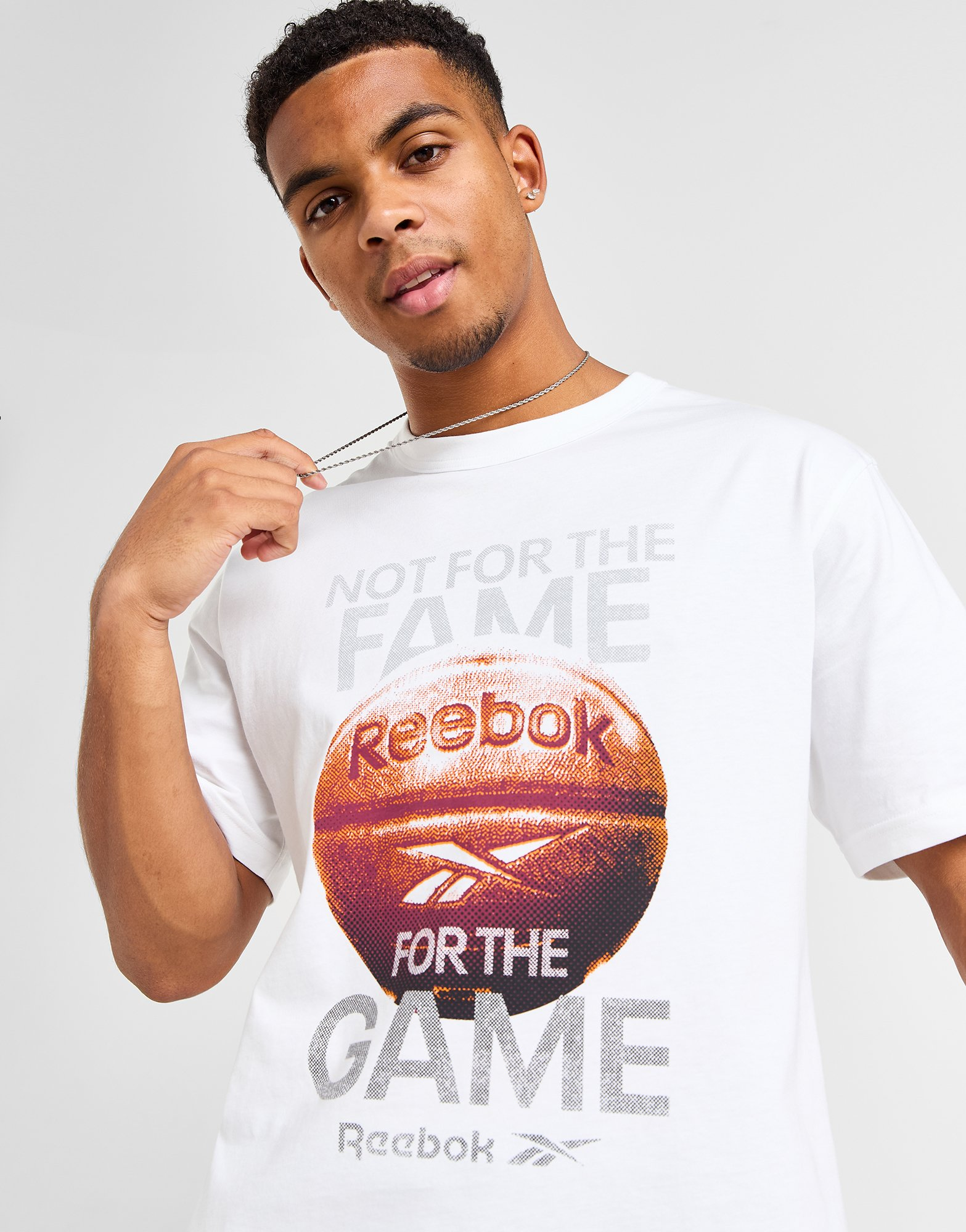 Reebok T-shirt Basketball Game Homme