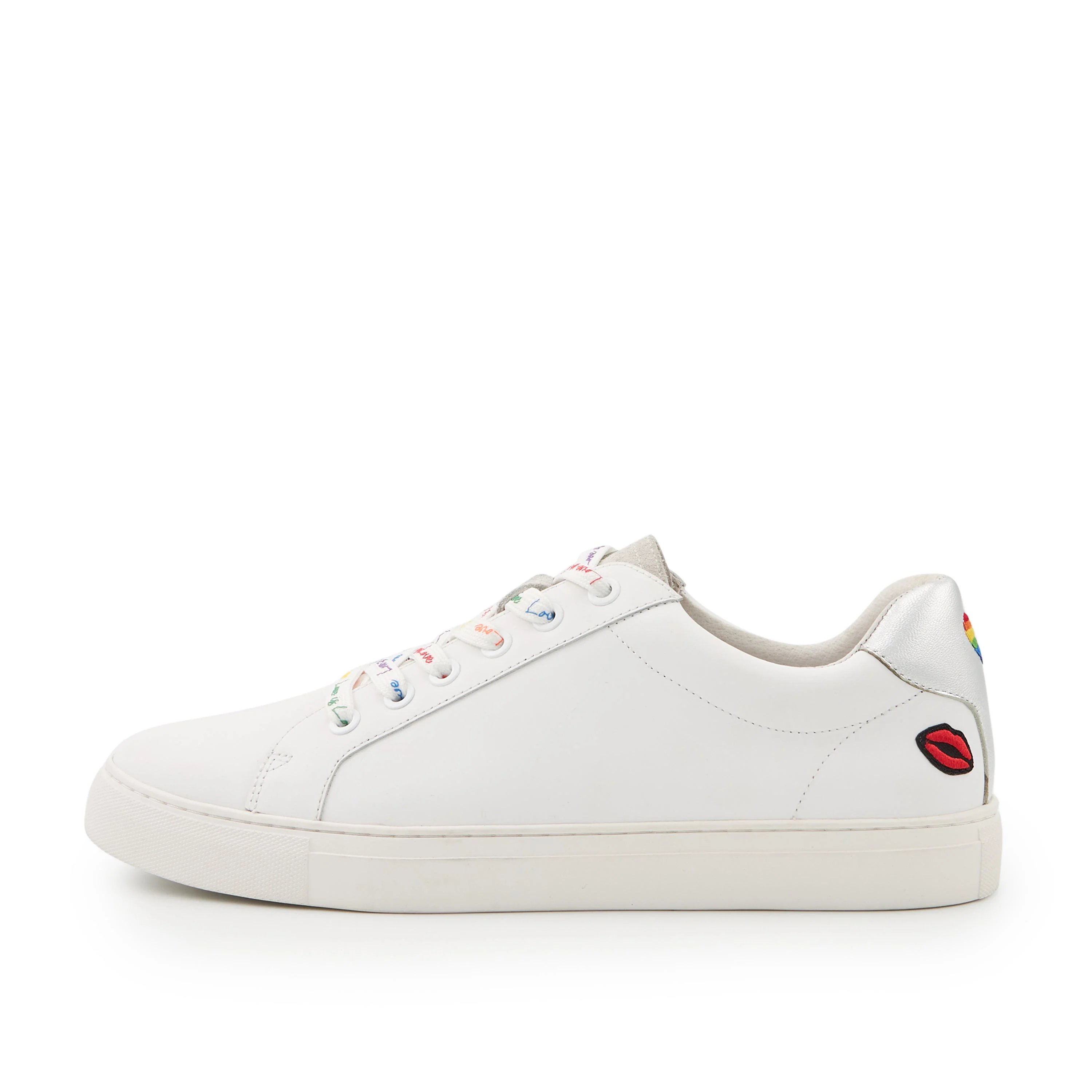 SIMONE LOVE IS LOVE - Sneakers en cuir | Blanc