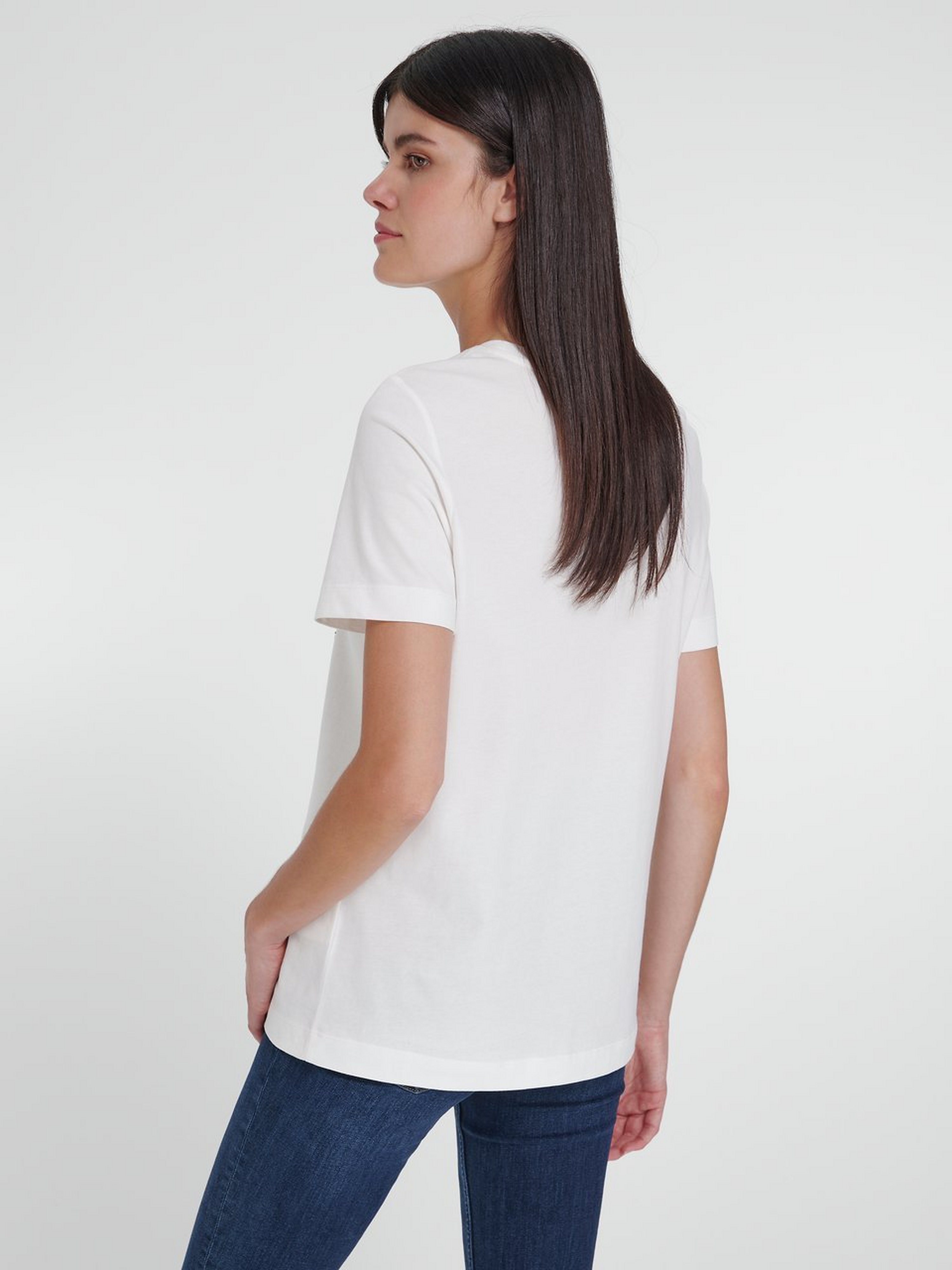 Rundhals-Shirt
