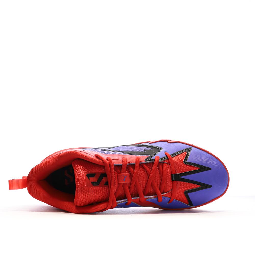 Puma Chaussures de Basketball Violet/Rouge Homme Puma Scoot 1 PRED