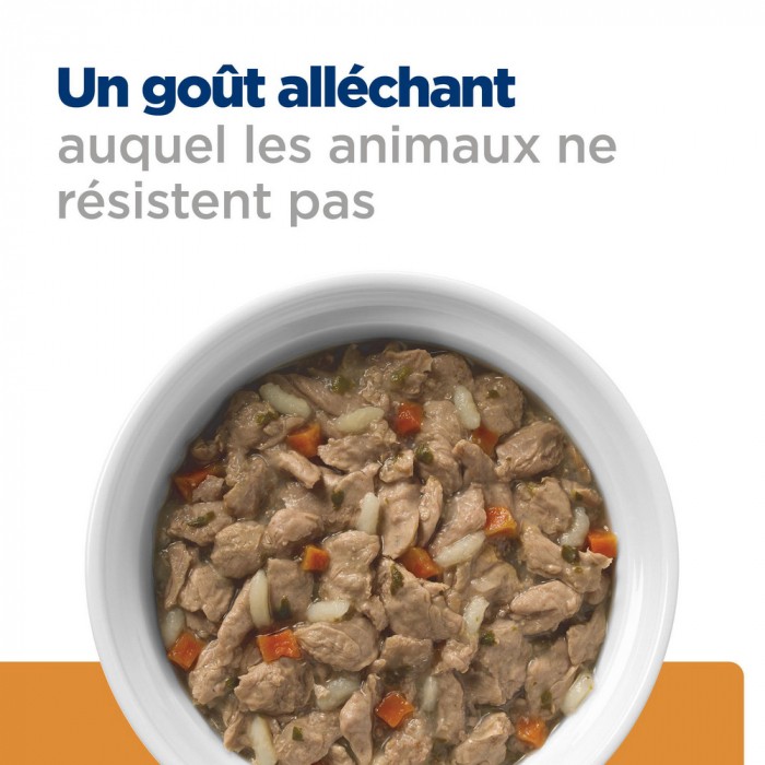 HILL'S Prescription Diet k/d j/d Kidney + Mobility en bouchées mijotées en poulet - Pâtée pour chat