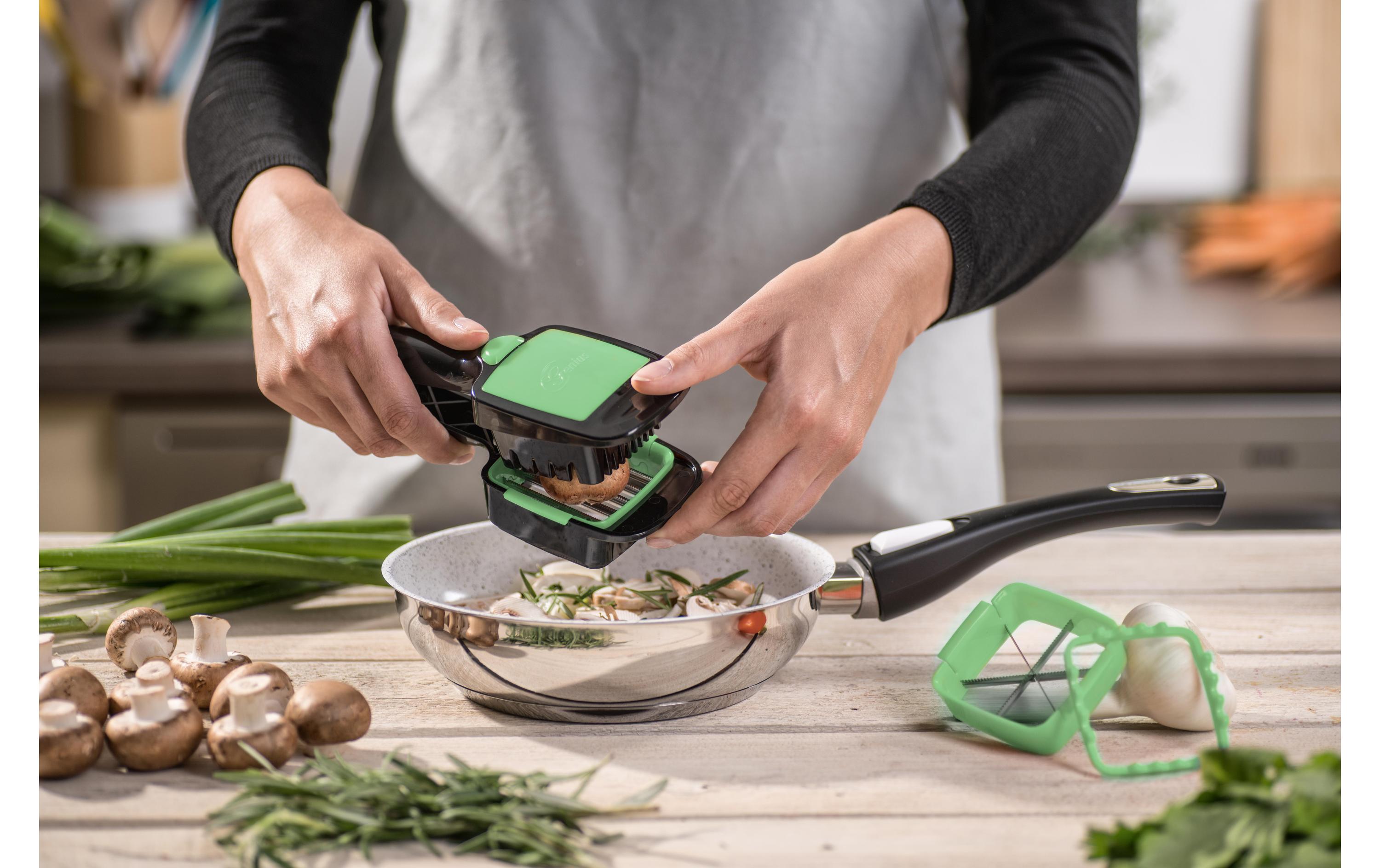 Gemüseschneider Nicer Dicer Quick 7-teilig, GrünGemüseschneider