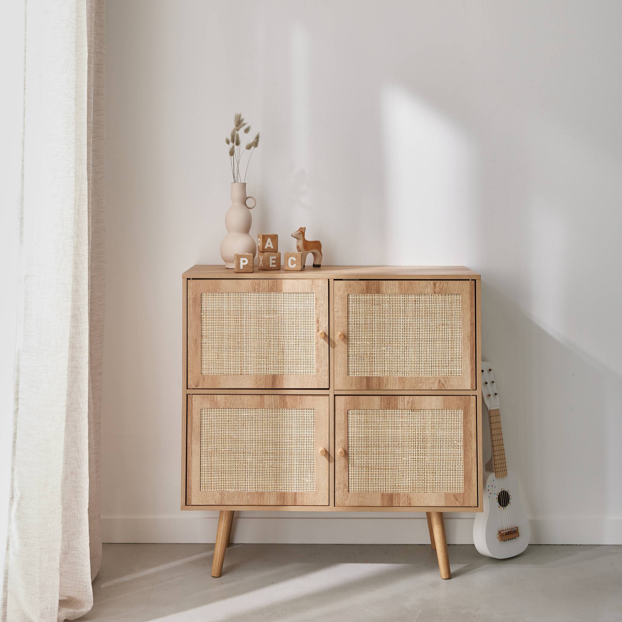 sweeek - Kinderladekast, L80 x B30 x H80cm
