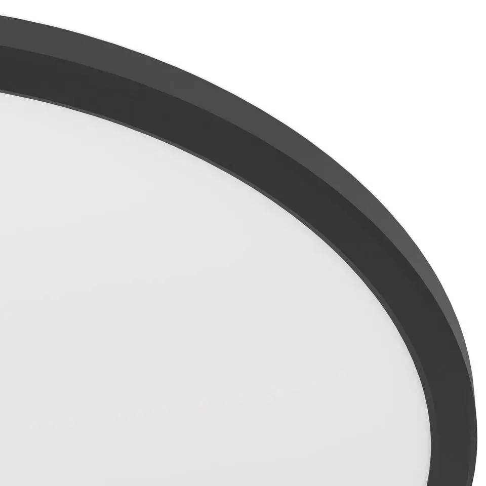EGLO Minerario Plafonnière - LED - Kunststof - Zwart/Wit