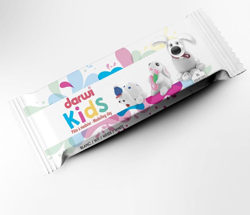 Darwi - Boetseerklei Kids - 1 Kilo - Zelfhardend - Zacht
