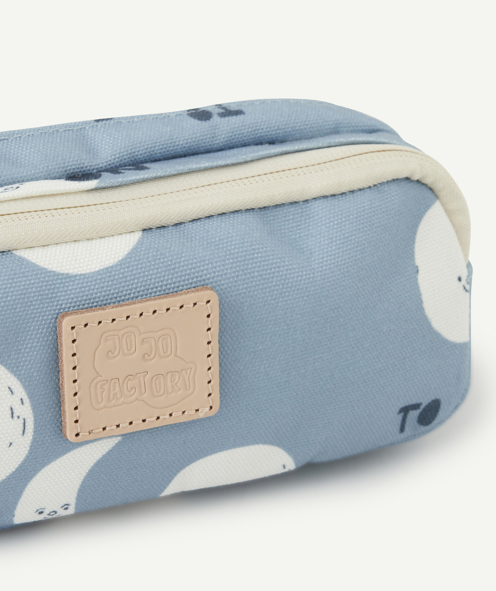 JOJO FACTORYTROUSSE DOUBLE COMPARTIMENT BLEUE IMPRIMÉ LUNE
