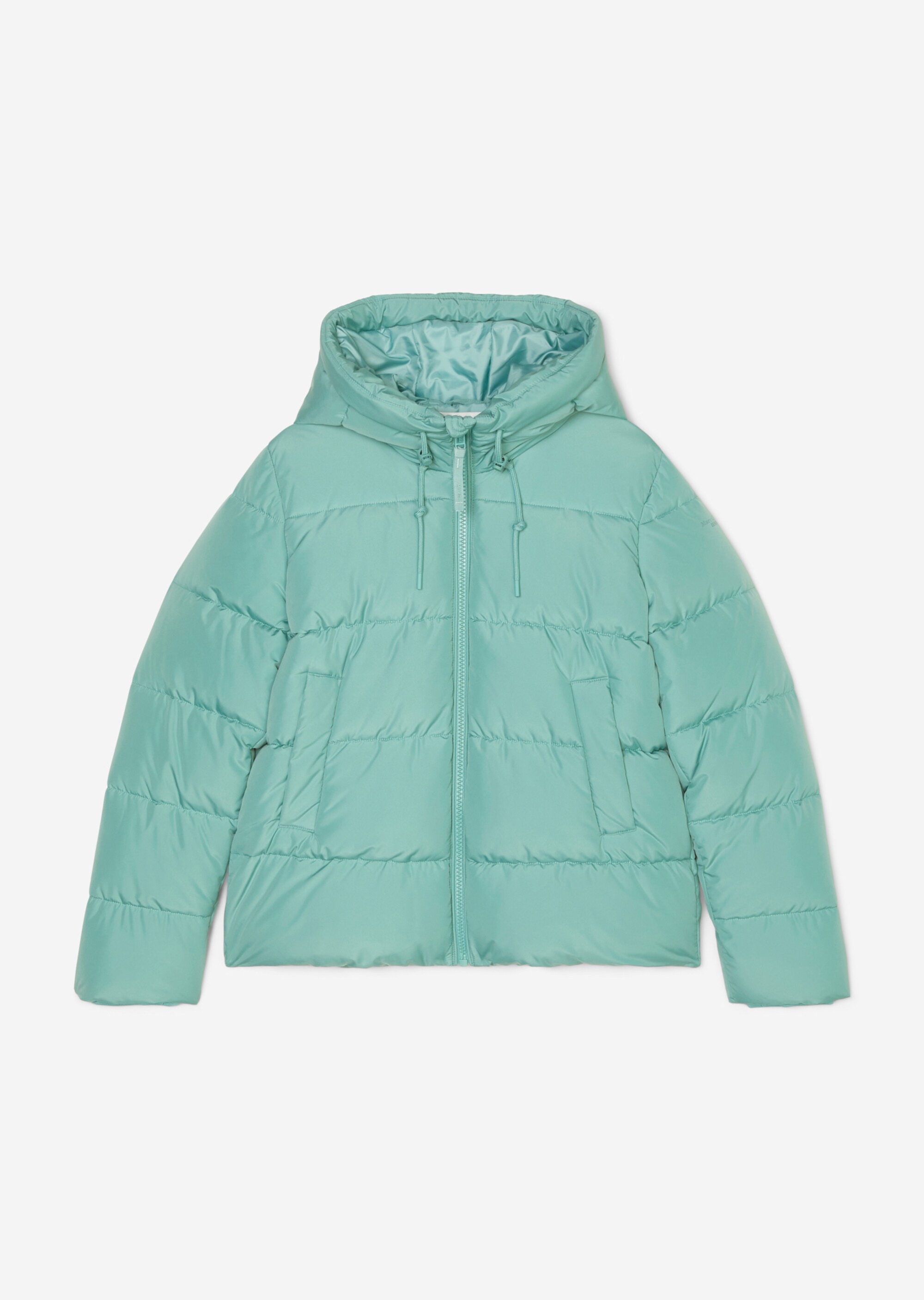 Kapuzen-Puffer-Jacke relaxed aus teilweise recycelten Materialien