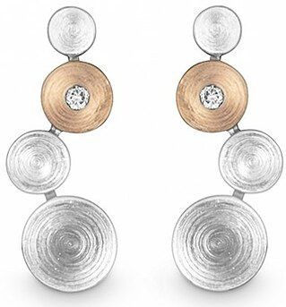 Quinn - Oorknoppen - Wit - Model 036896901 - Zilver - Diamant