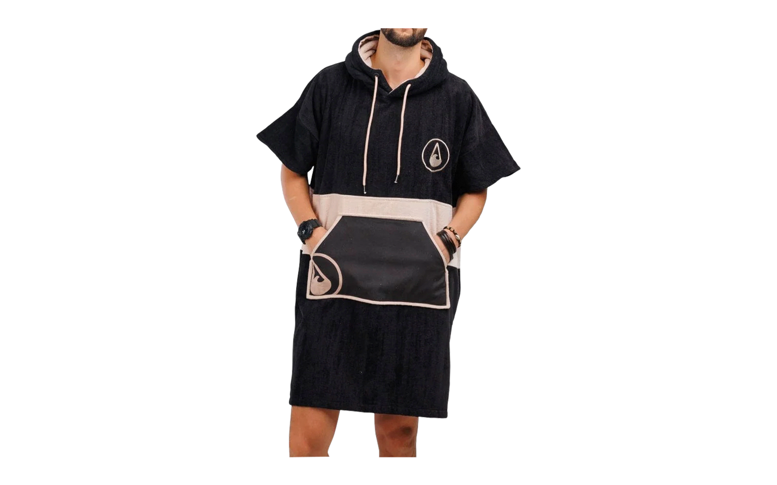Wave Hawaii Barravento Baumwolle Velours Poncho