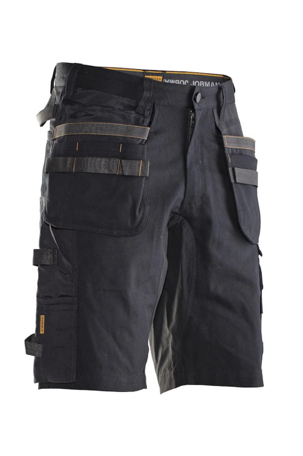Jobman 2168 Werkbroek kort Stretch - Maat 46 - Zwart