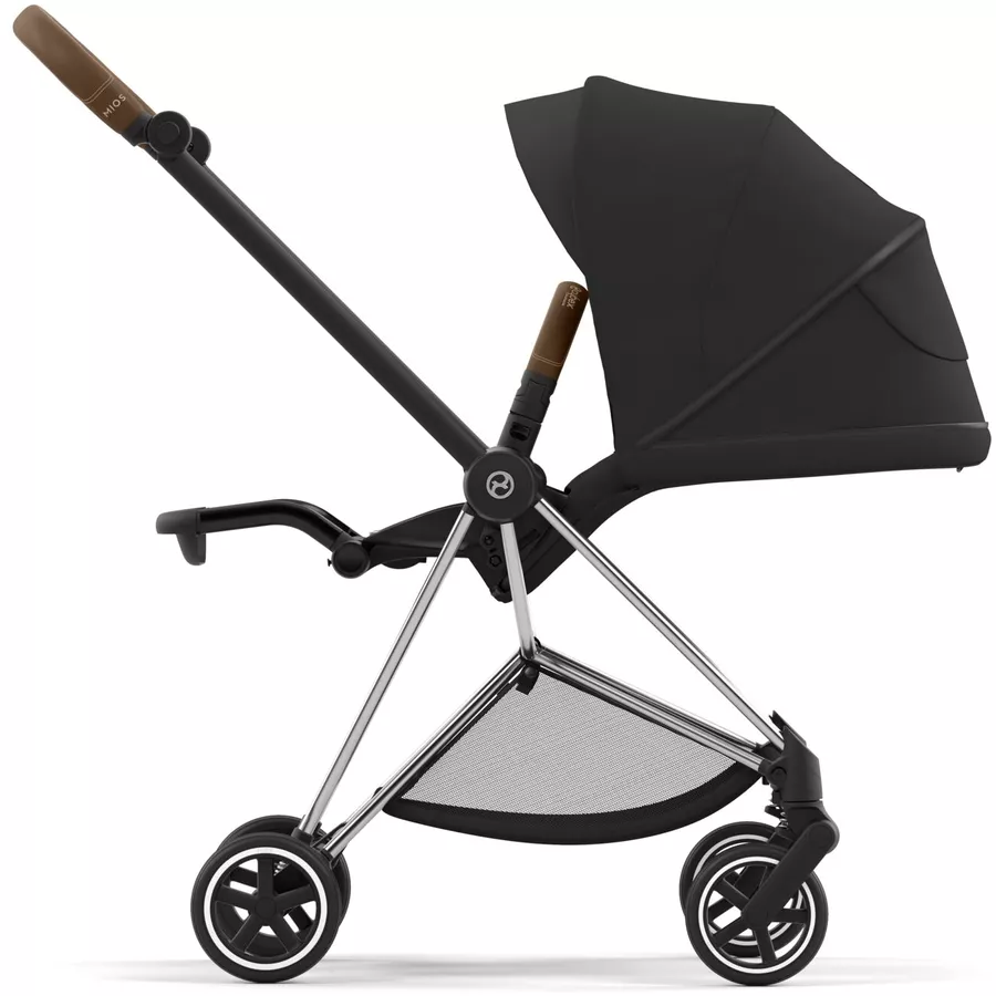 cybex PLATINUM Kombikinderwagen New Mios Chrome Brown Sepia Black