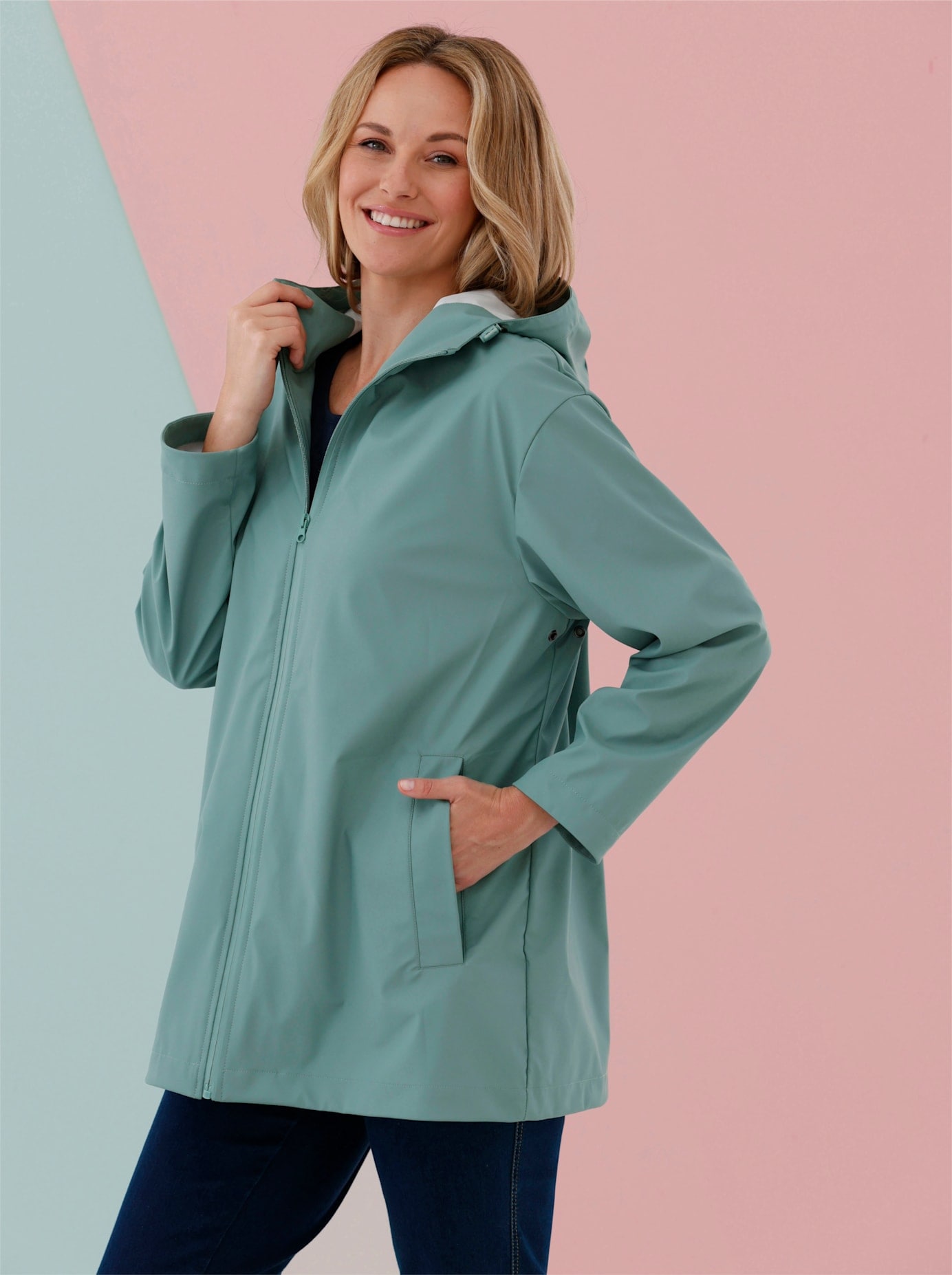 Classic Basics Regenjacke mit Kapuze