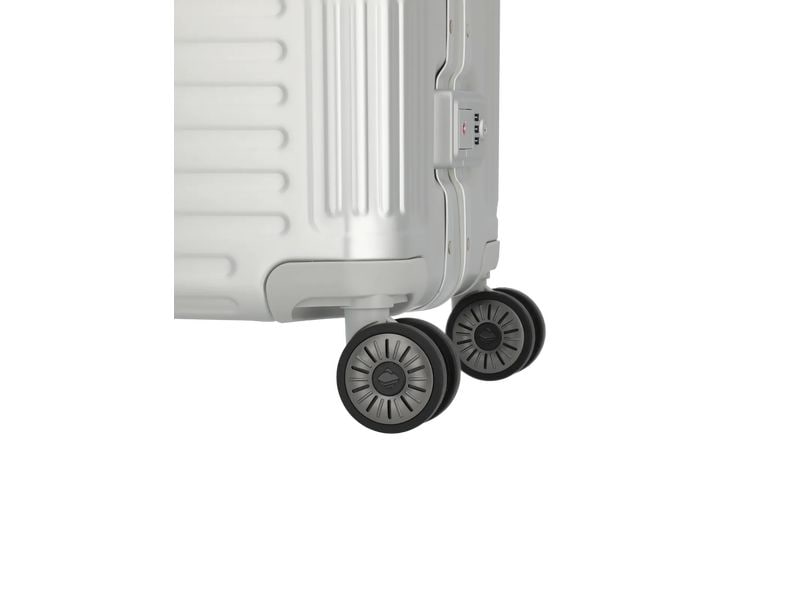travelite Next 4w Trunk L Silber Reisekoffer
