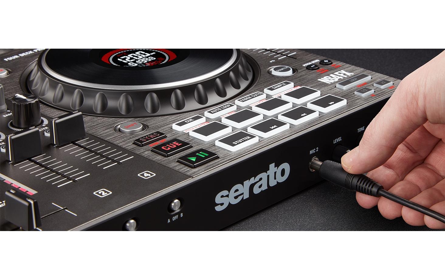 DJ-Controller NS4FX<br>Professioneller 2-Deck-DJ-Controller mit 4 Kanälen