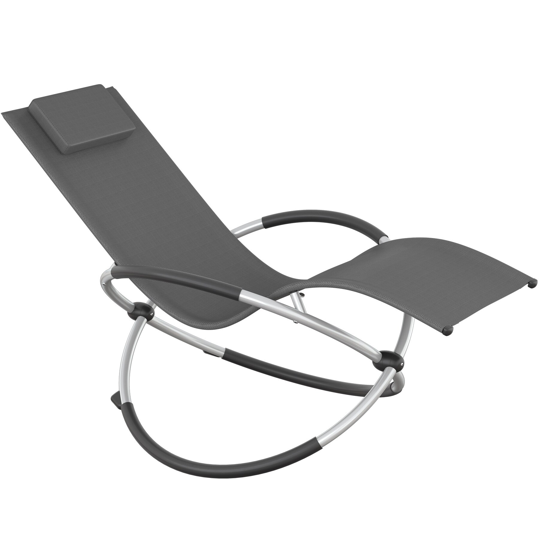 tectake® Sonnenliege, mit Textilene, Belastbarkeit 150 kg, 150 x 73 x 93 cm