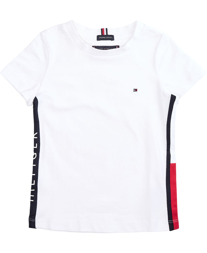 Tommy Hilfiger TOMMY FLAG TEE S/S White