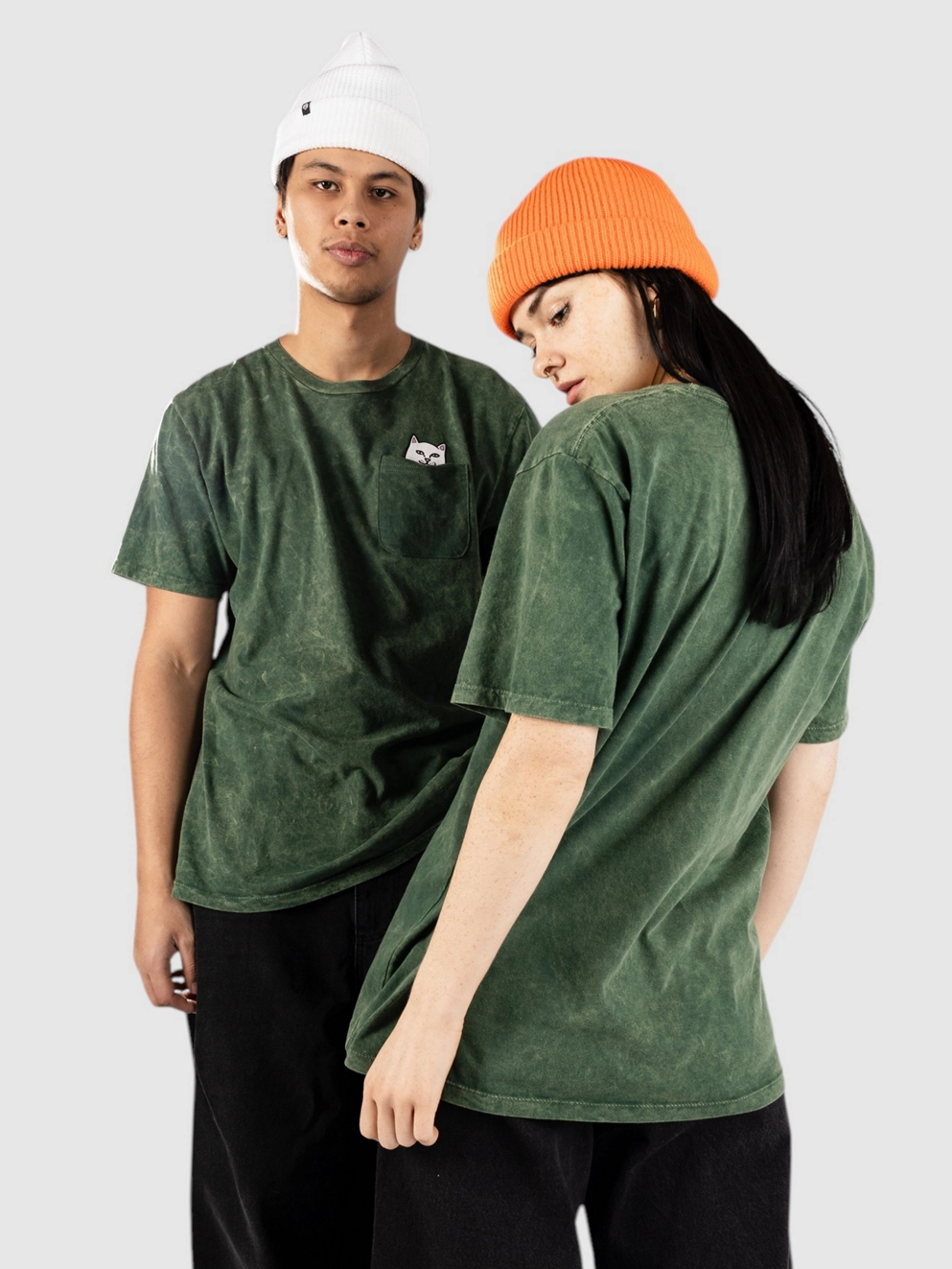 RIPNDIP Lord Nermal T-Shirt hunter mineral wash