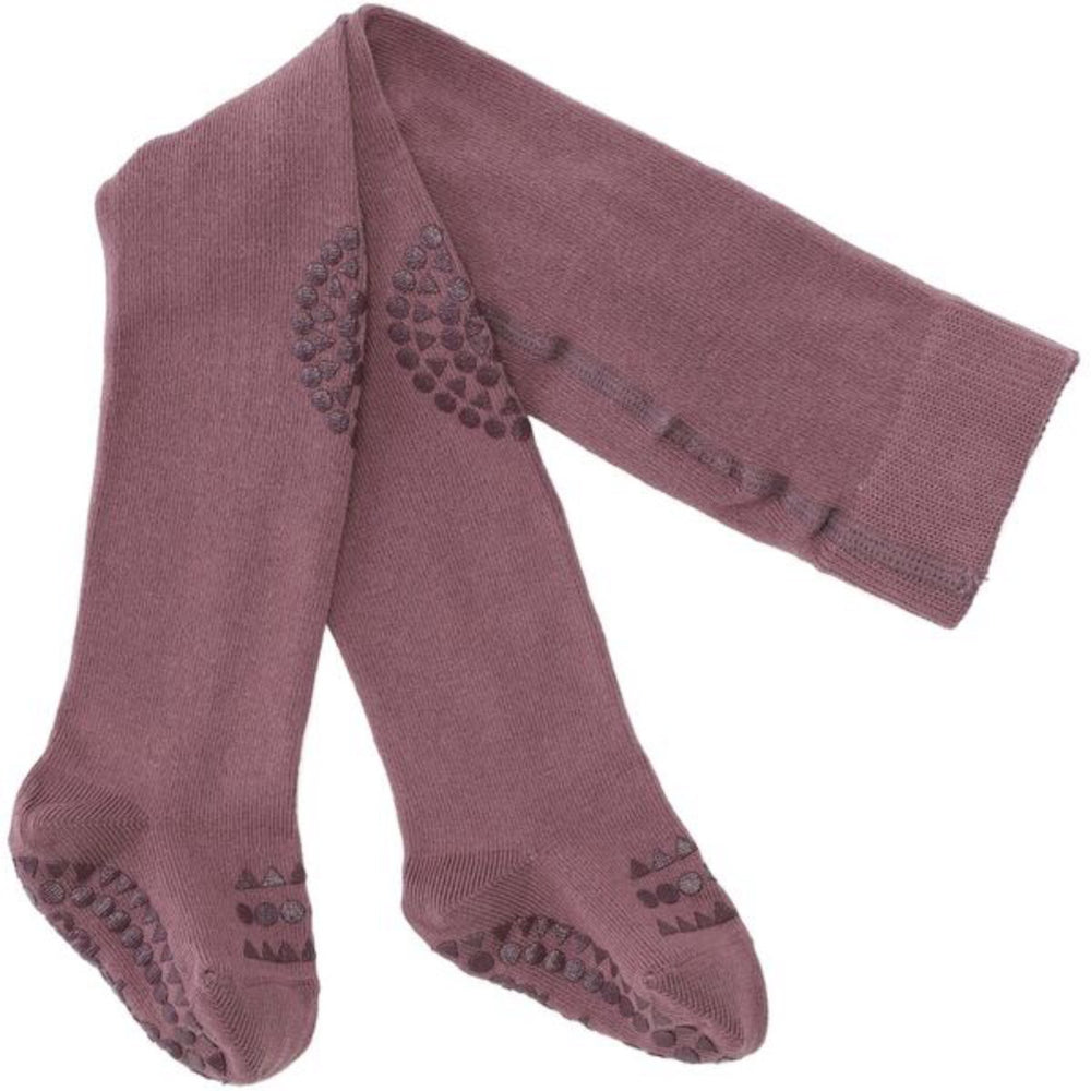 Køb Gobabygo Misty Plum Crawling Strømpebukser Organic Bomuld