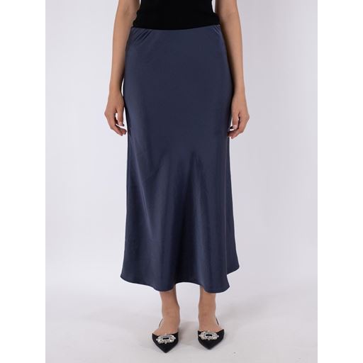 Neo Noir Vicky Heavy Sateen Nederdel, Midnight Blue, 42